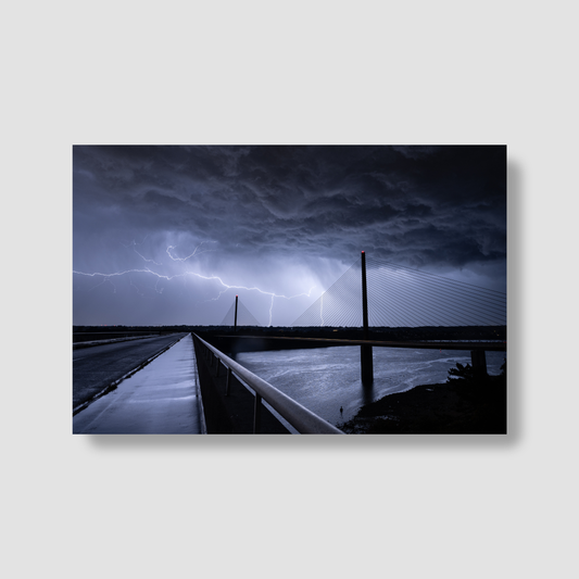 PONT DE L'IROISE DANS LA TOURMENTE